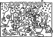 coloriage fete de carnaval mardi gras